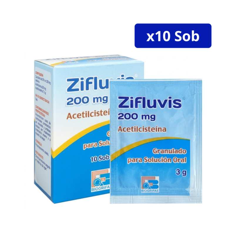 ZIFLUVIS (BIOQUIFAR) 200MG CJA X 10 SOBRES
