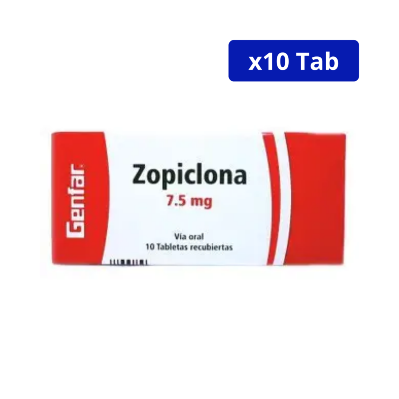 ZOPICLONA (GENFAR) 7.5MG CJA X 10 TBS