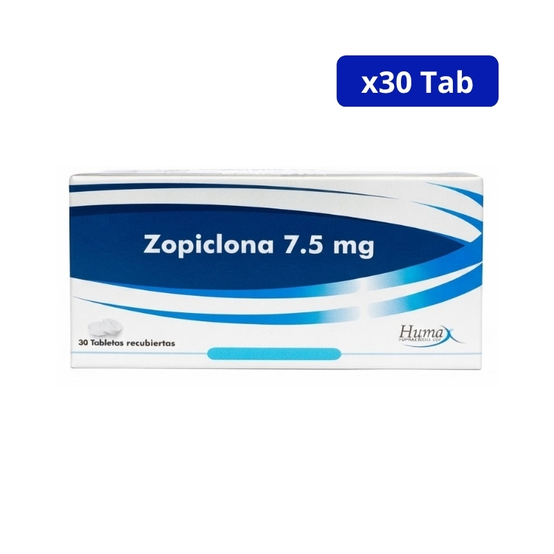 ZOPICLONA HUMAX 7.5 MG X 30 TAB