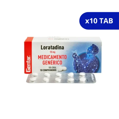 LORATADINA (GENFAR) 10 MG CJA X 10 TBS