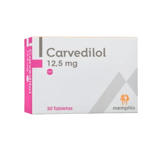 CARVEDILOL (MEMPHIS) 12,5MG CJA X 30TAB