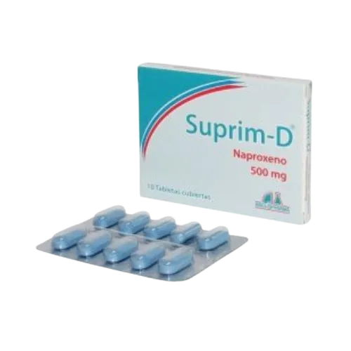 SUPRIM-D (ANGLOPHARMA) 500MG CJA X 10TAB NAPROXENO