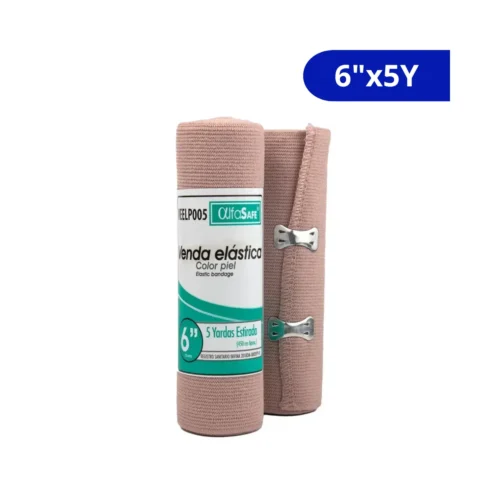 VENDA ELASTICA (ALFA SAFE) COLOR PIEL 6 X 5Y BOLSA X UND