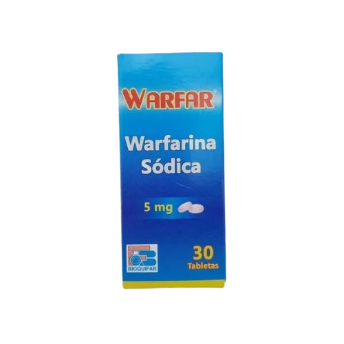 WARFAR (BIOQUIFAR) 5 MG CJA X 30 TBS
