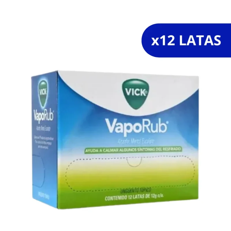 VICK VAPORUB (P&G) LATA 12G CJA X 12UND
