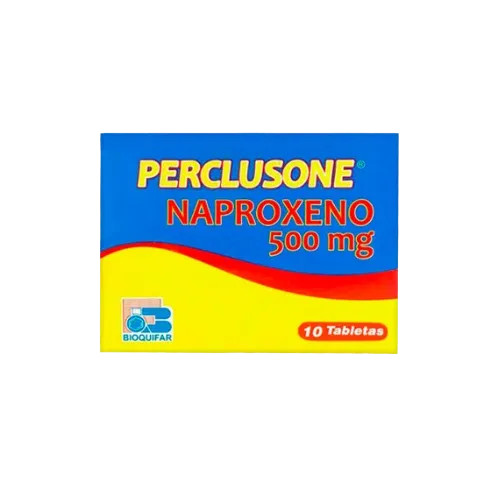 PERCLUSONE (BIOQUIFAR) 500MG CJA X 10TAB NAPROXENO