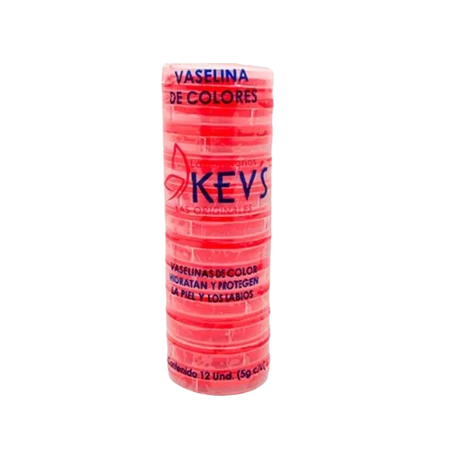 VASELINA DE COLORES (KEVS) PQTE X 12UND