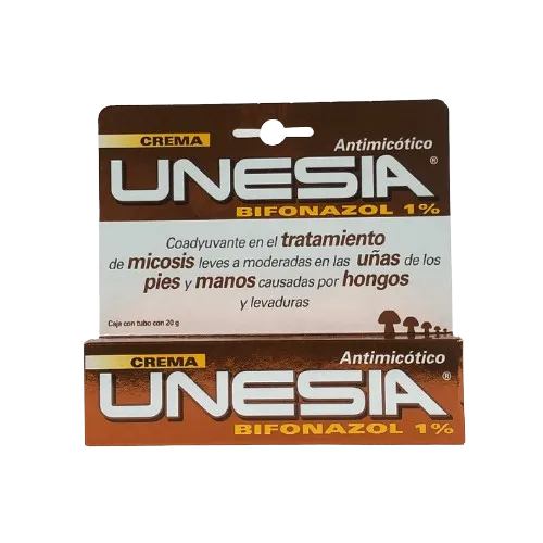 CREMA UNESIA (GENOMMA) CREMA TOPICA 1% TUBO X 20GR BIFONAZOL