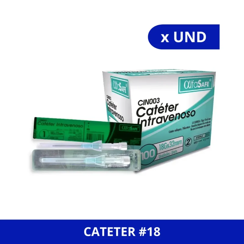 CATETER 18G (BEGUT) INTRAVENOSO X UND