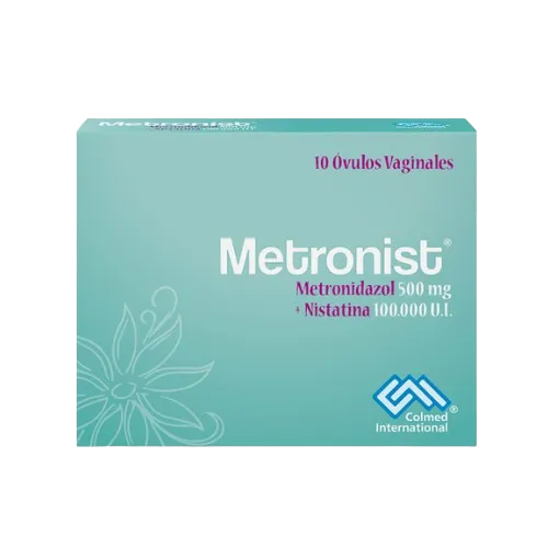 METRONIST (COLMED) 500 MG/100.000 UI CJA X 10 OVS