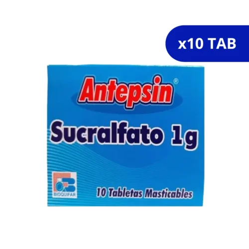 ANTEPSIN (BIOQUIFAR) 1GR CJA X 10TAB SUCRALFATO