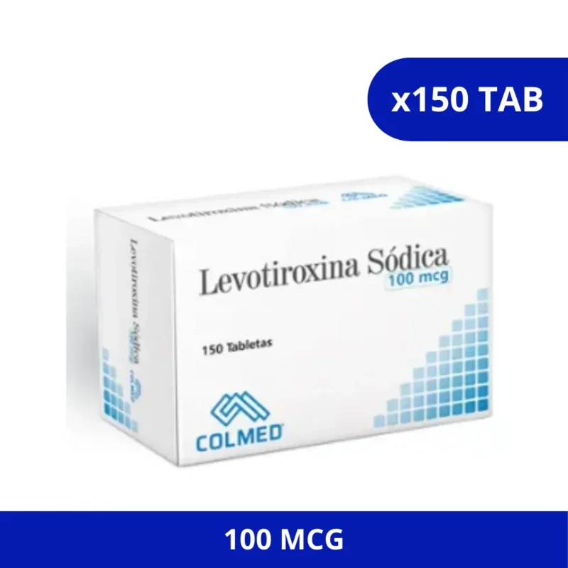 LEVOTIROXINA (COLMED) 100 MG CJA X 150 TBS