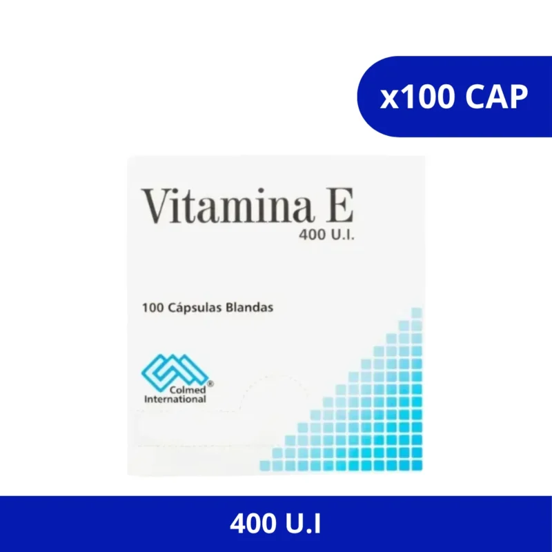 VITAMINA E (COLMED) 400 U.I CJA X 100 CPS