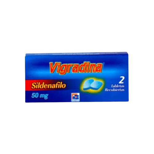VIGRADINA LABQ SILDENAFILO 50 MG X 2 TAB