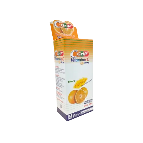 VITAMINA C BIOCHEM - GRIP NARANJA 500 MG X 100 TAB