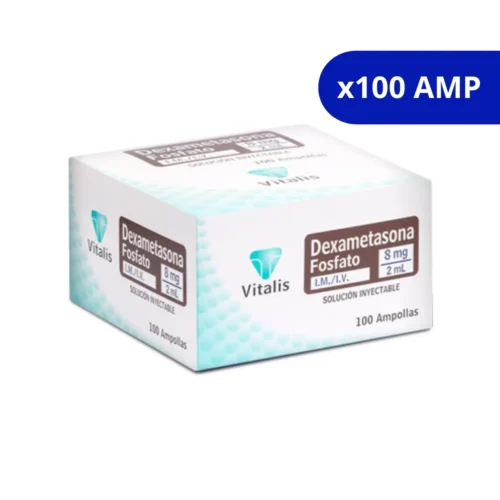 DEXAMETASONA (VITALIS) FOSFATO 8MG/2ML CJA X 100AMP