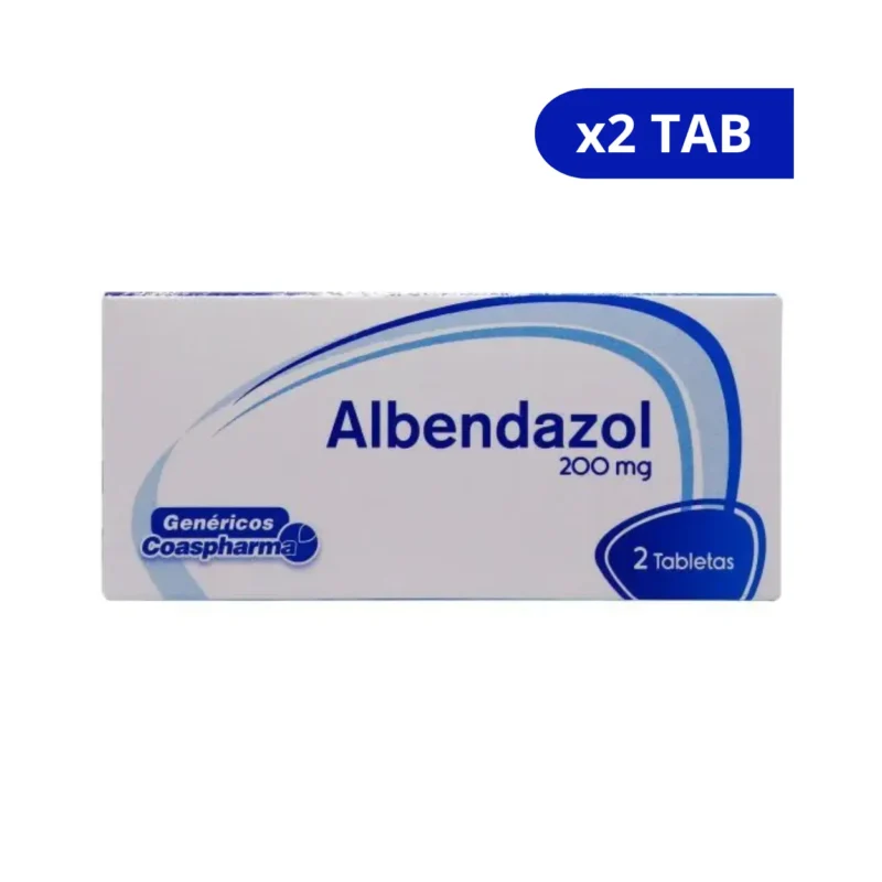ALBENDAZOL (COAS) 200MG CJA X 2TAB