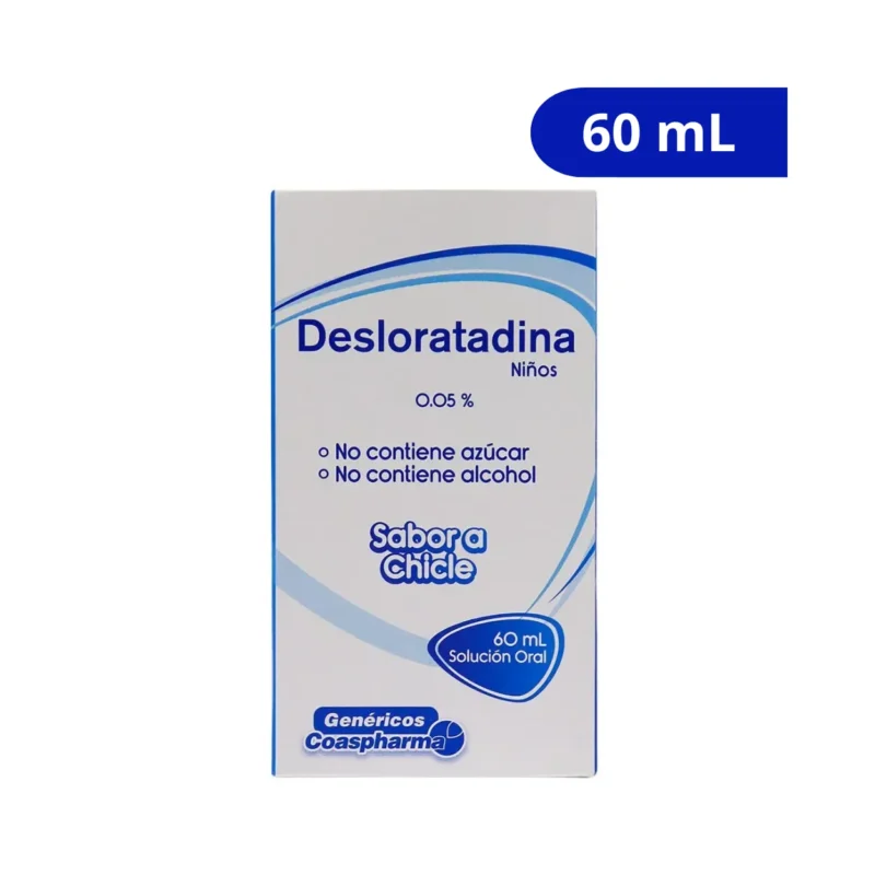 DESLORATADINA (COAS) SABOR A CHICLE JBE FCO X 60 ML