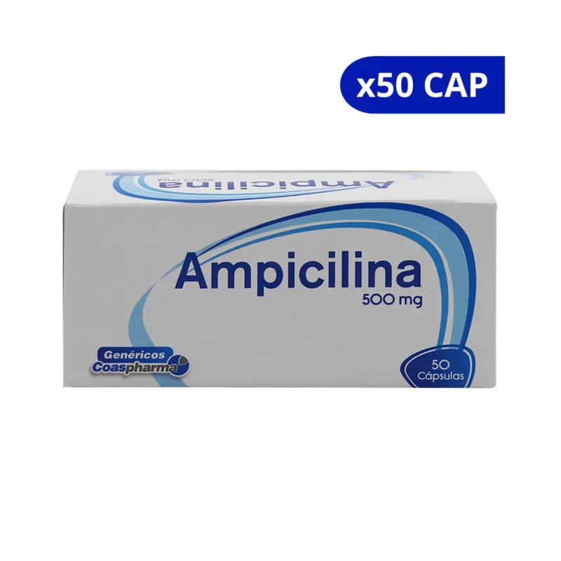 AMPICILINA (COASPHARMA) 500MG CJA X 50 CAP