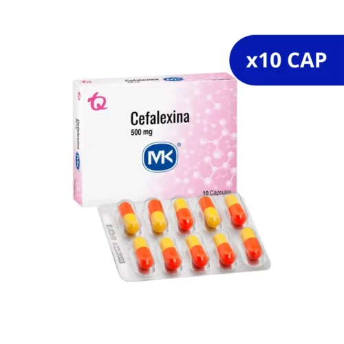 CEFALEXINA 500MG (TECNOQUIMICAS MK) CJA X 10 CAP