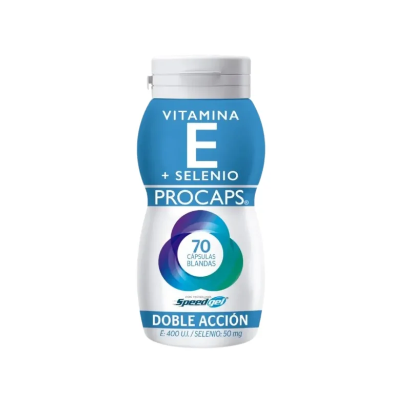 VITAMINA E + SELENIO PROCAPS 400UI/50 MG FRASCO X 70 CAPSULAS