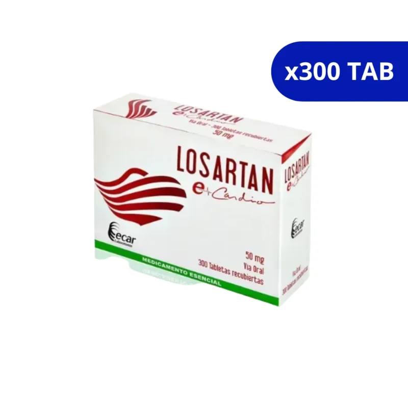 LOSARTAN (ECAR) 50MG CJA X 300 TAB