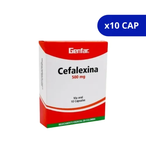 CEFALEXINA (GENFAR) 500MG CJA X 10CAP