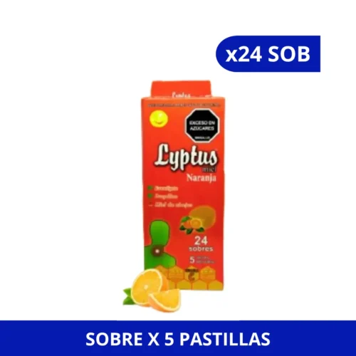 LYPTUS (MEDICAL FARMA) NARANJA CJA X 24 SOB X 5 PAST MIEL PROPOLEO POLEN