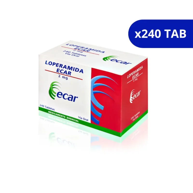 LOPERAMIDA (ECAR) 2MG CAJA X 240TAB