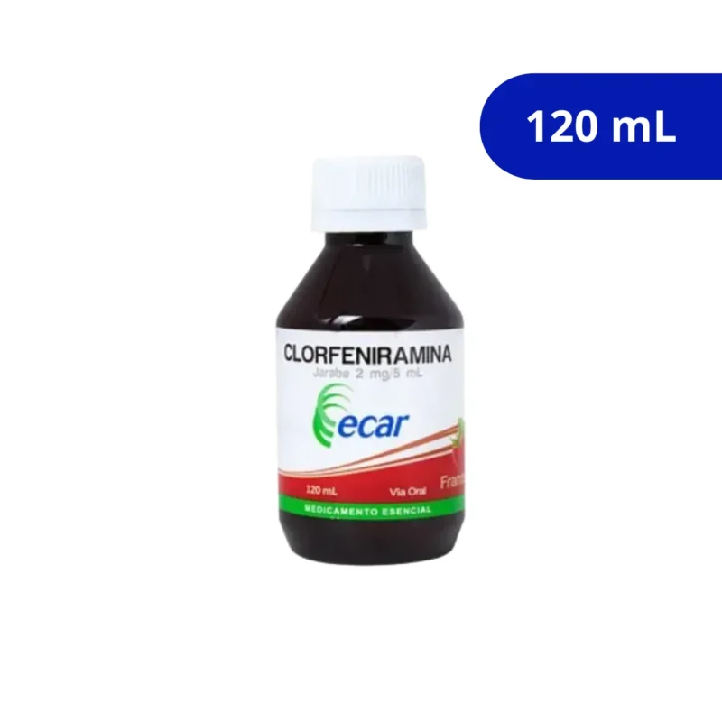 CLORFENIRAMINA (ECAR) JARABE FCO X 120 ML