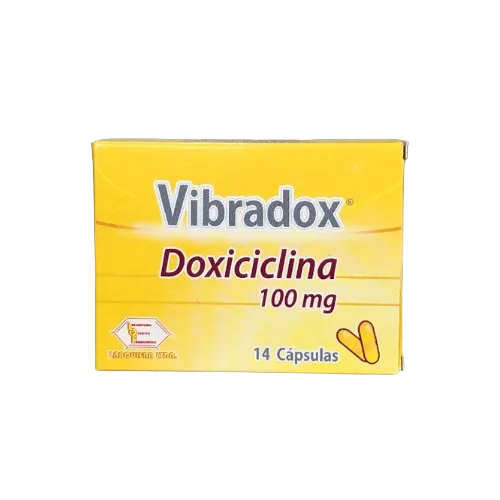VIBRADOX (LABQUIFAR) 100MG CJA X 14 CAP