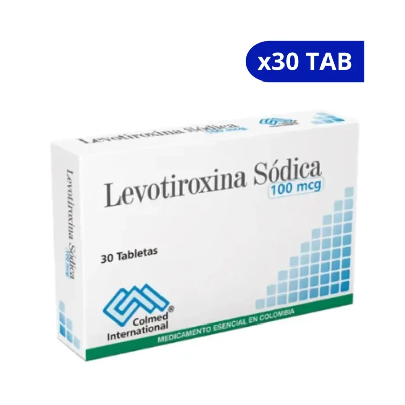 LEVOTIROXINA (COLMED) SODICA 100MCG CJA X 30TAB