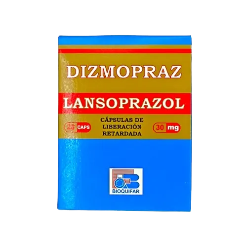 DIZMOPRAZ (BIOQUIFAR) 30MG CJA X 28CAP LANSOPRAZOL
