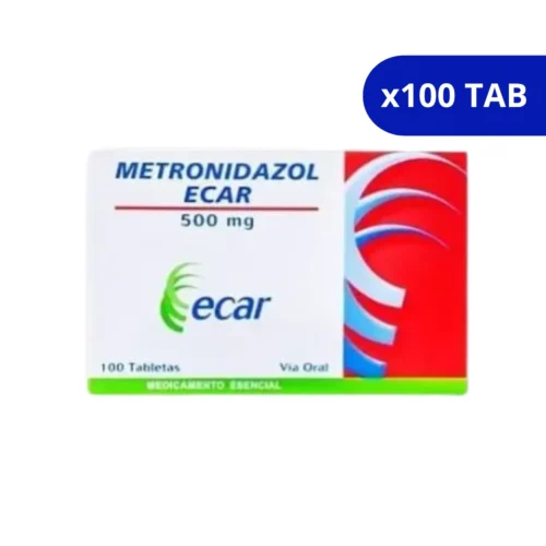 METRONIDAZOL (ECAR) 500MG CJA X 100 TBS