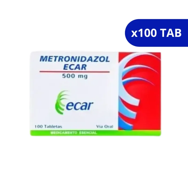 METRONIDAZOL (ECAR) 500MG CJA X 100 TBS