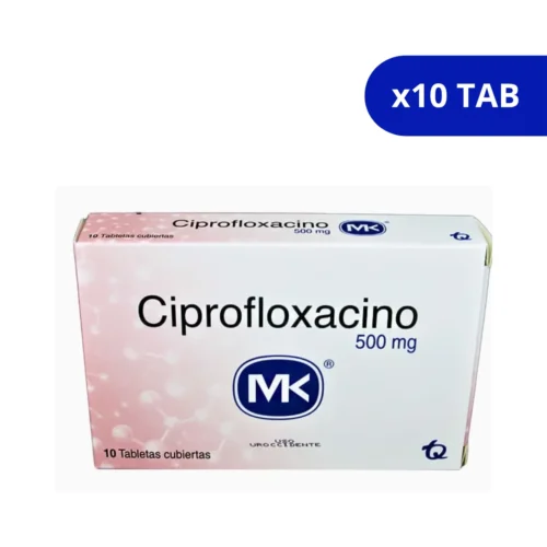 CIPROFLOXACINO (MK) 500MG CJA X 10 TBS