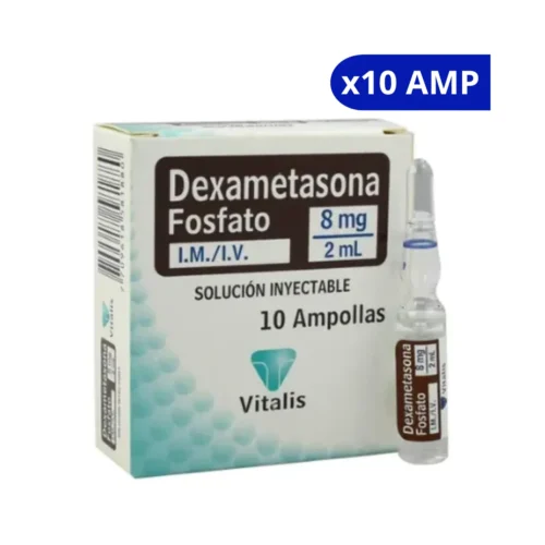 DEXAMETASONA (VITALIS) FOSFATO 8MG/2ML CJA X 10AMP