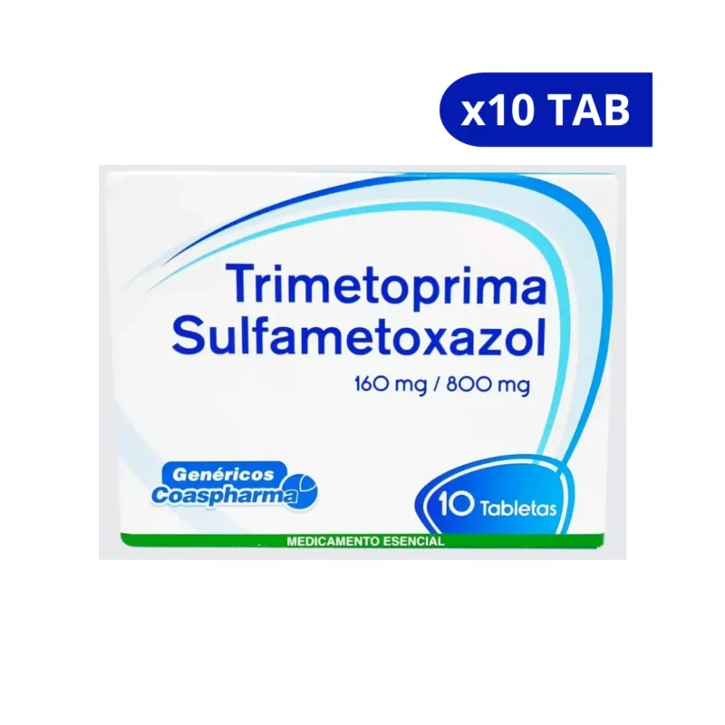 TRIMETOPRIM SULFA (COAS) 160MG/800MG CJA X 10 TBS
