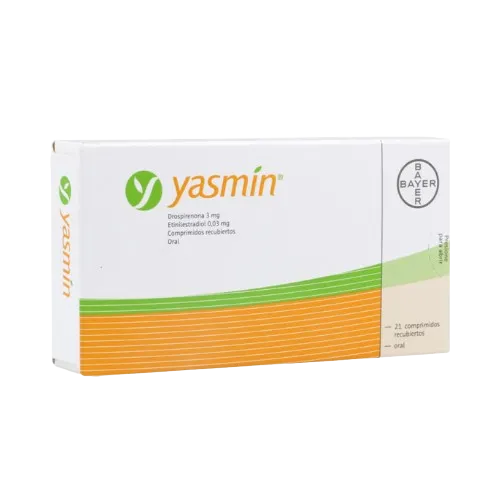 YASMIN (BAYER) CJA X 21TAB DROSPIRENONA ETINILESTRADIOL