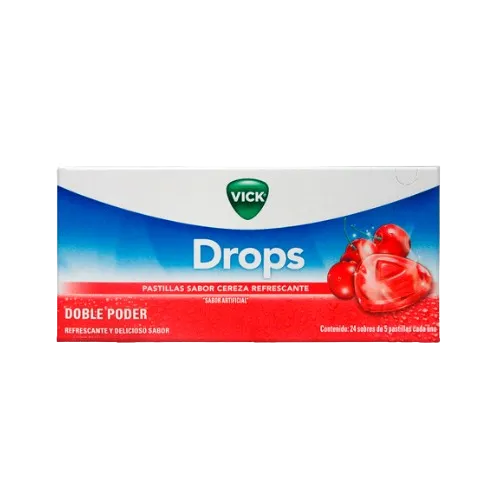 VICK DROPS MENTOL P&G X 24 SOBRES