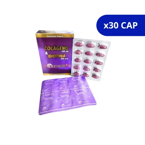 COLAGENO + BIOTINA (TOTALMAX) CJA X 30CAP