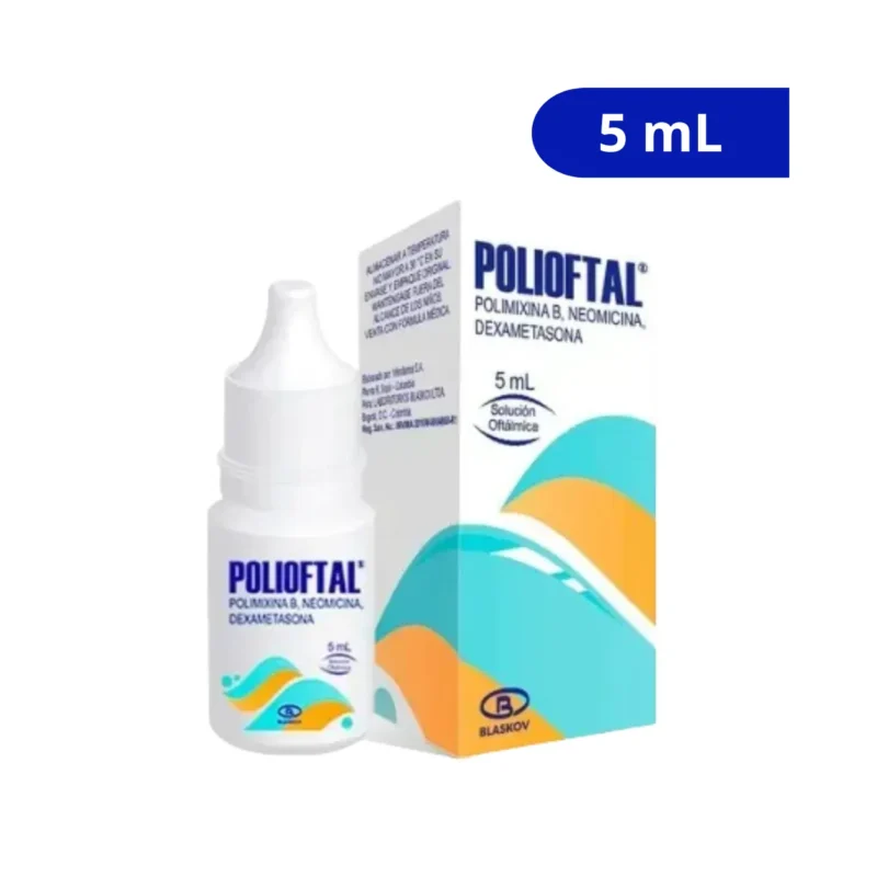 POLIOFTAL (BLASKOV) SOLUCION OFTALMICA FCO X 5 ML POLIMIXINA-NEOMICINA-DEXAMETASONA