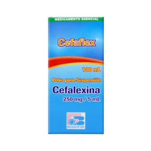 CEFAFLEX (BIOQUIFAR) 250MG/5ML SUSP FCO X 100ML CEFALEXINA