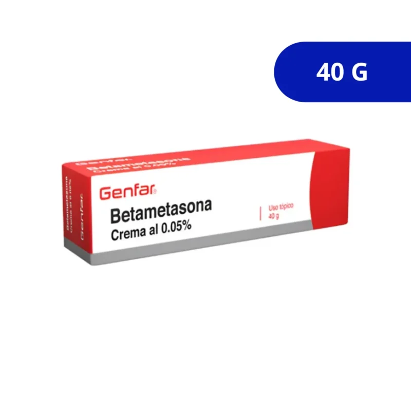 BETAMETASONA (GENFAR) CREMA TOPICA 0.05% TUBO X 40GR