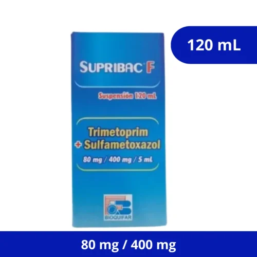 SUPRIBAC F (BIOQUIFAR) 480MG/5ML SUSP FCO X 120ML TRIMETOPRIM