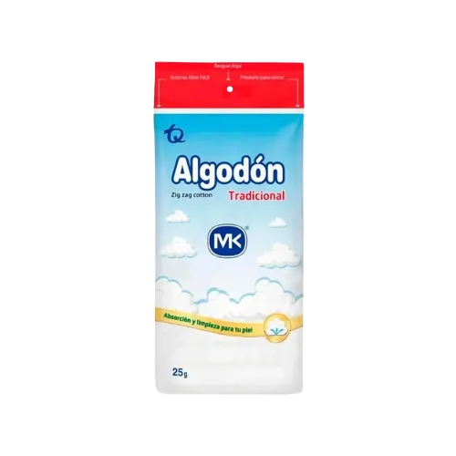 ALGODON (MK) ZIGZAG BOLSA X 25GR