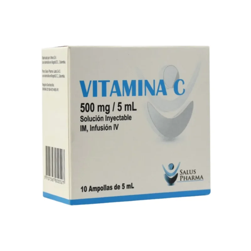 VITAMINA C 500MG/5ML SALUS X10 AMP