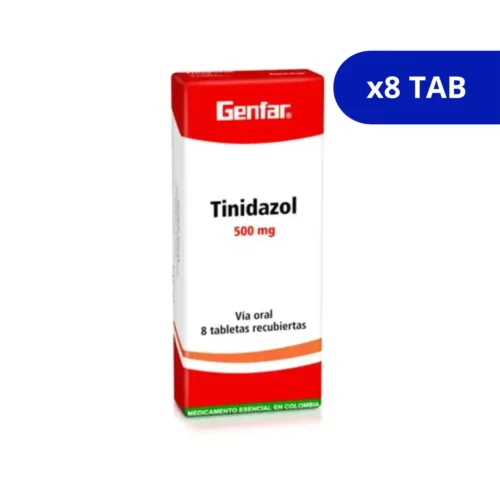 TINIDAZOL (GENFAR) 500 MG CJA X 8 TBS