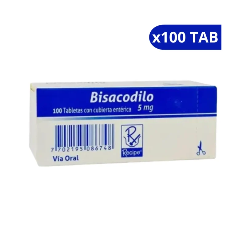BISACODILO (RECIPE) 5MG CJA X 100 TBS