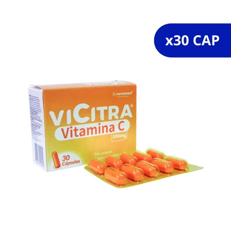 VICITRA 500 MG VITAMINA C  NOVA  X 30 CAPSULAS